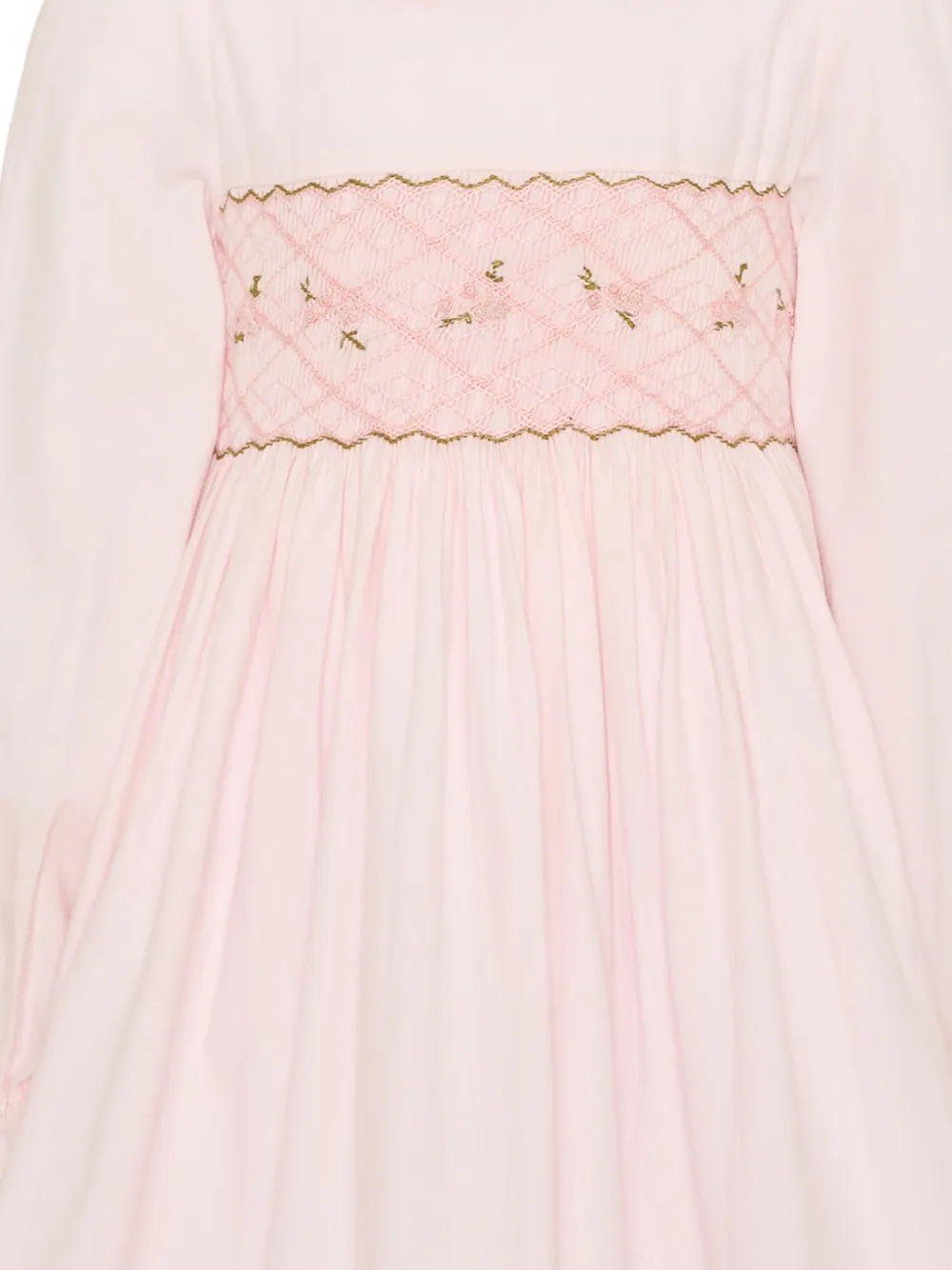 KIDIWI Jurk met gesmockte taille en ruches Roze