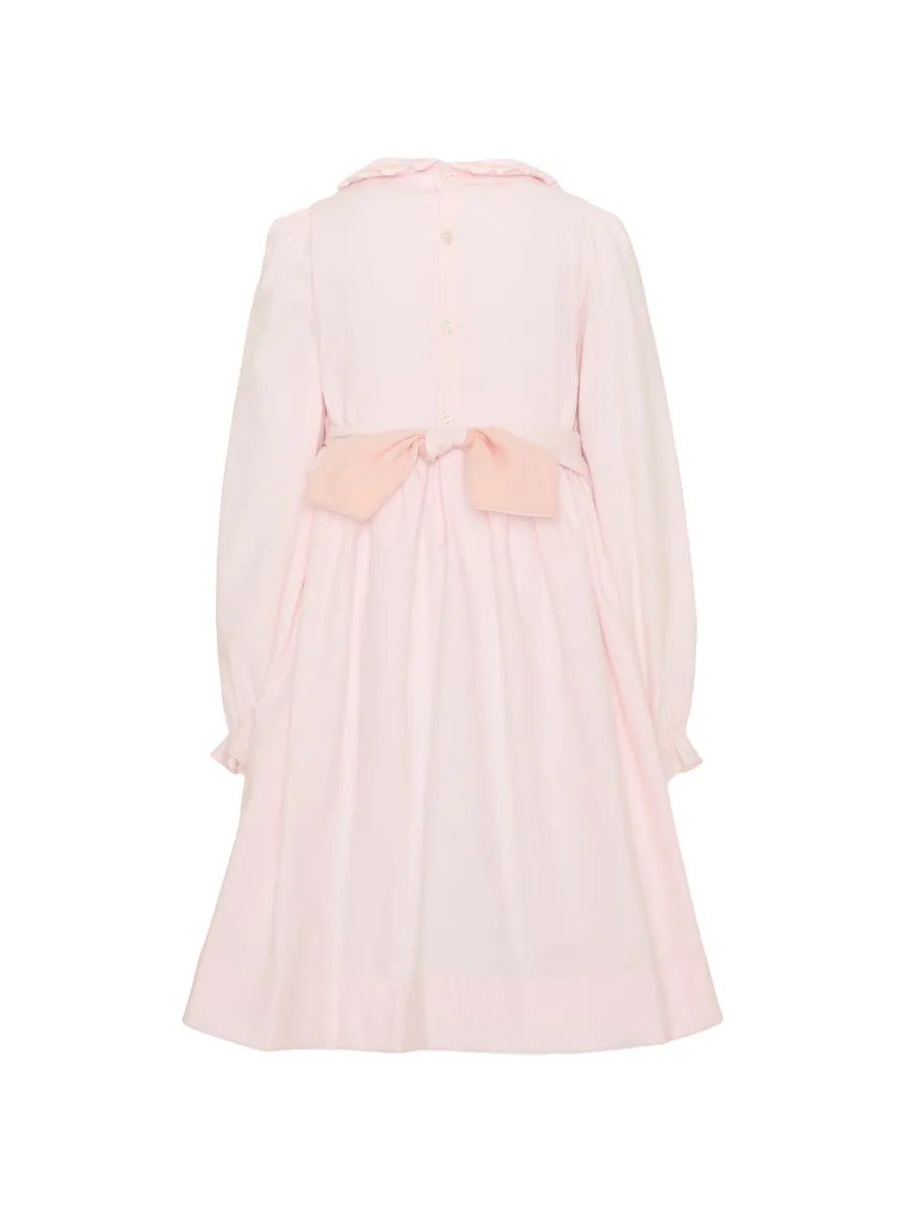 KIDIWI Jurk met gesmockte taille en ruches Roze