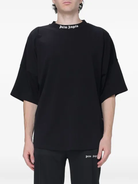 Palm Angels logo-print cotton T-shirt