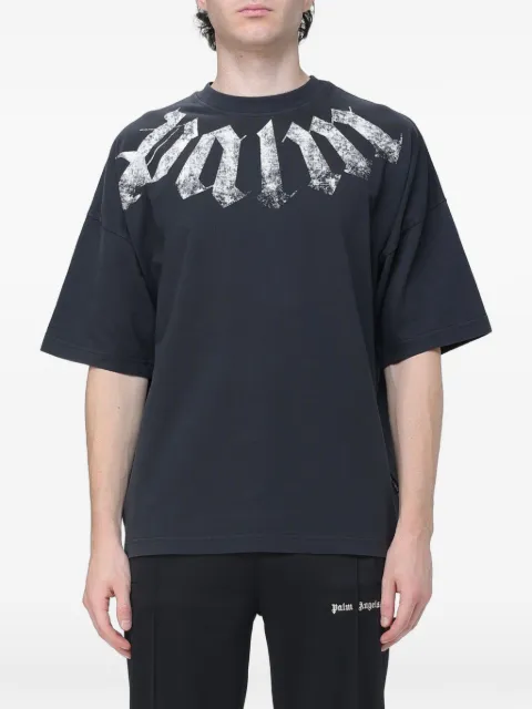 Palm Angels logo-print cotton T-shirt