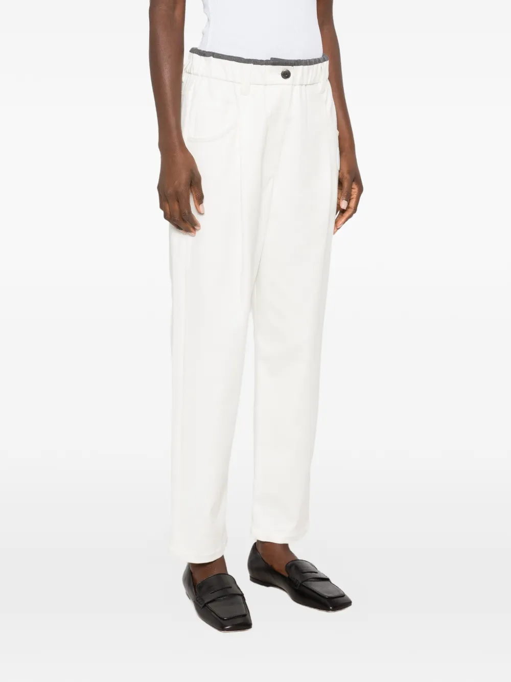 Brunello Cucinelli Plooibroek Wit