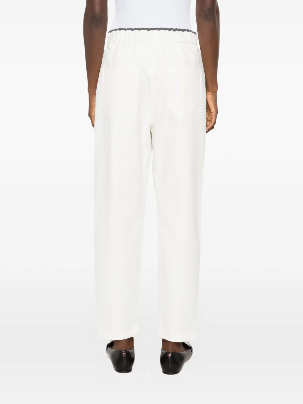 Brunello Cucinelli Plooibroek Wit