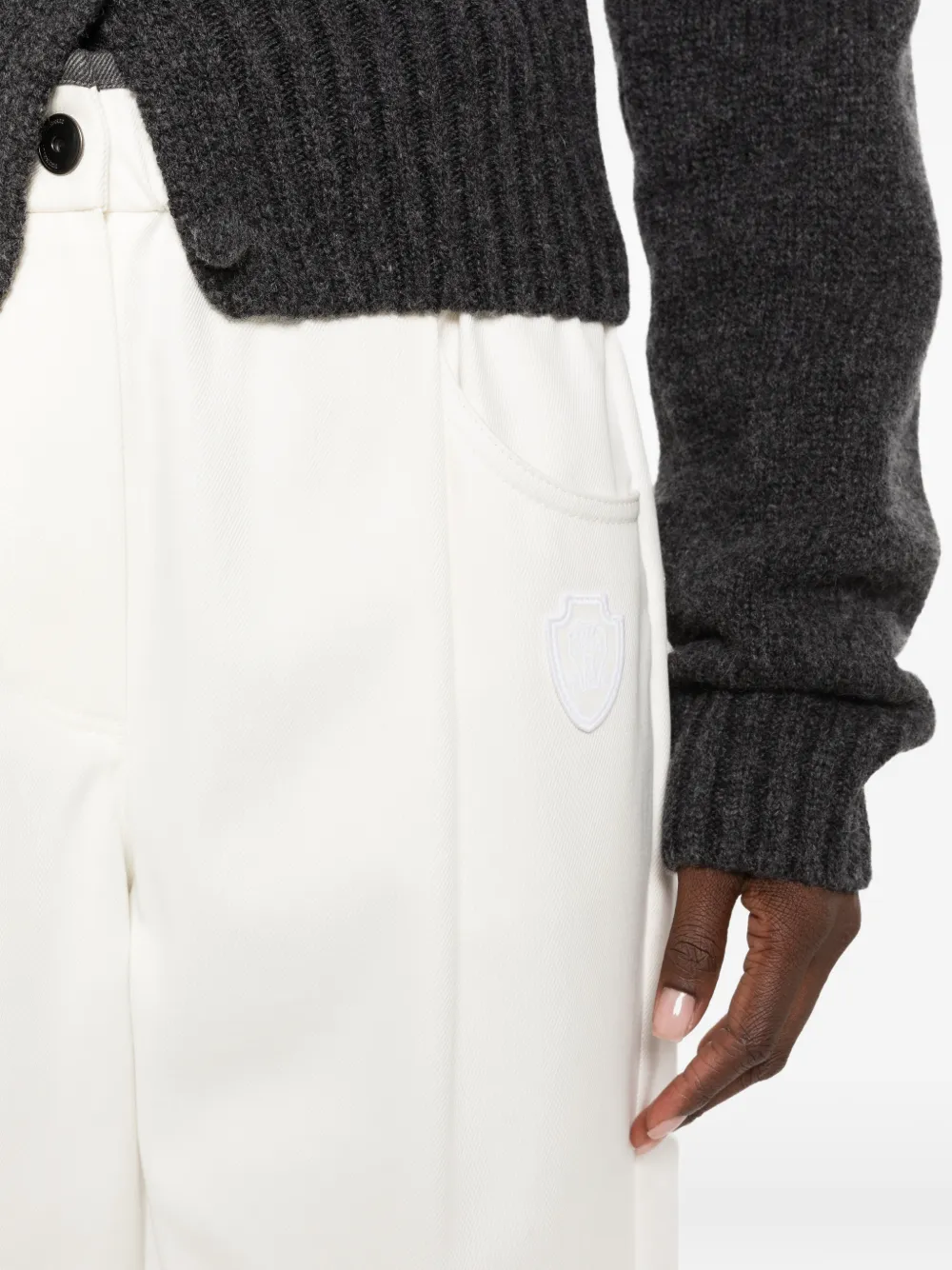 Brunello Cucinelli Plooibroek Wit