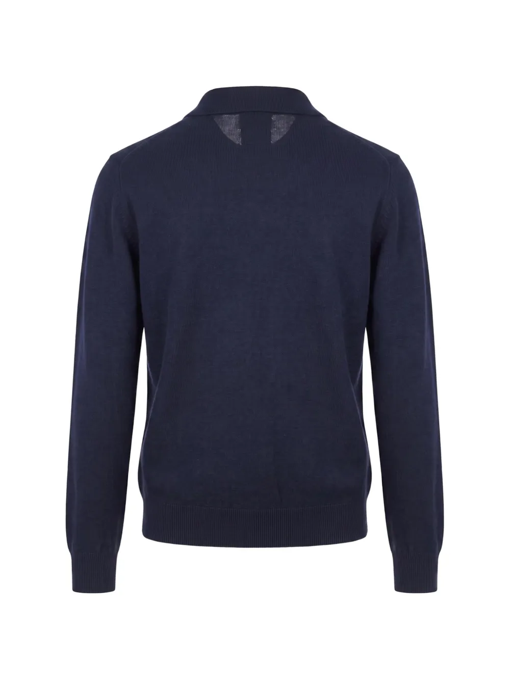 Drumohr Poloshirt met lange mouwen Blauw