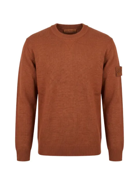 Stone Island logo-patch sweater