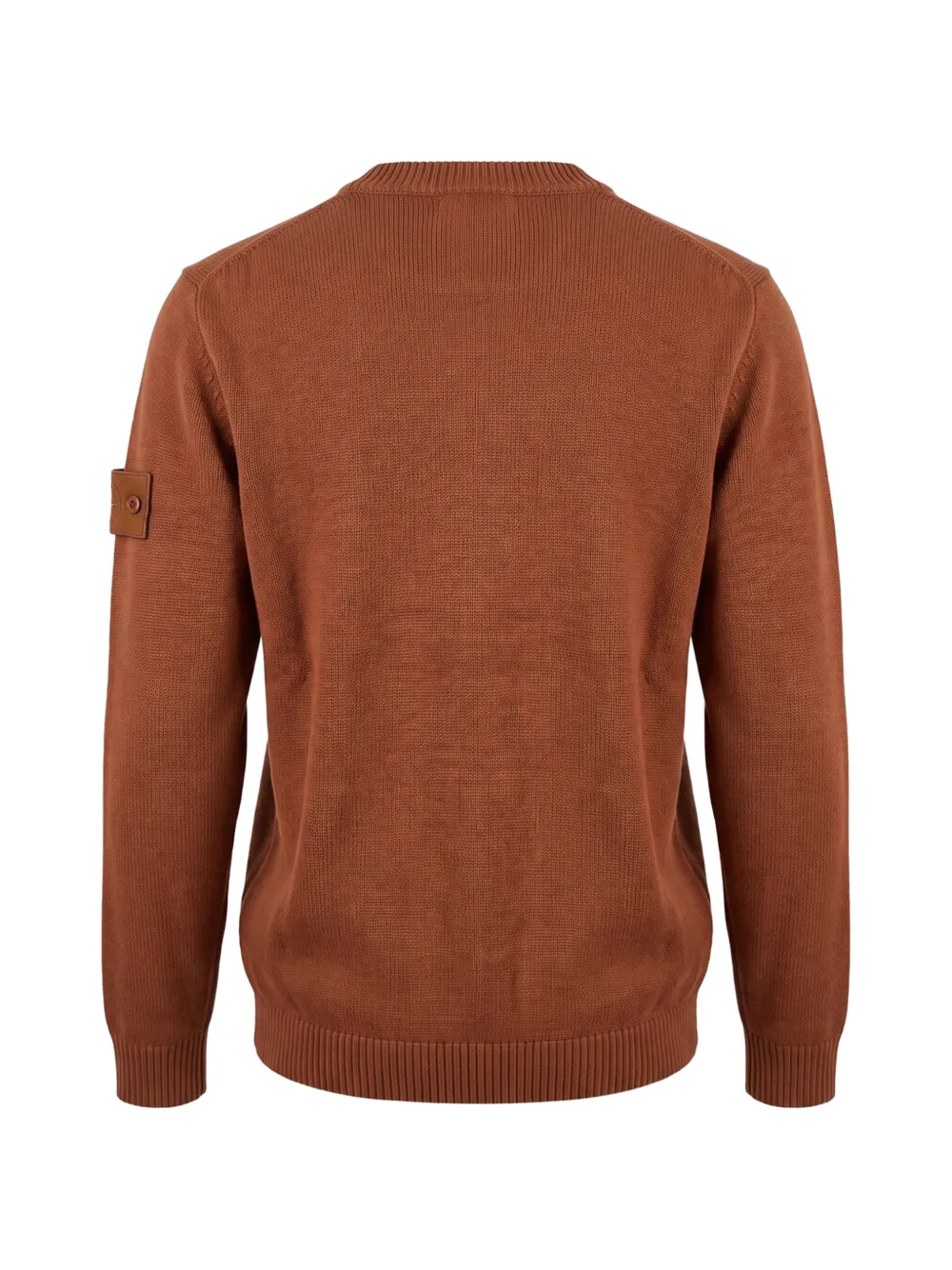 Stone Island Trui met logopatch Bruin