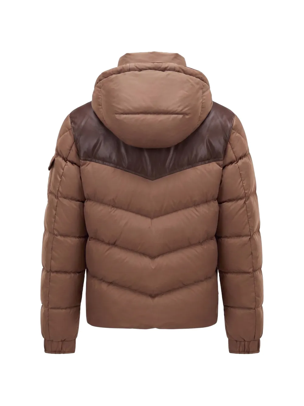 Moncler Ravelis gewatteerd jack met capuchon Bruin