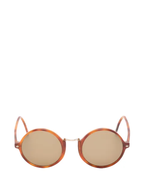 Giorgio Armani Pre-Owned lentes de sol con armazón redonda 1980