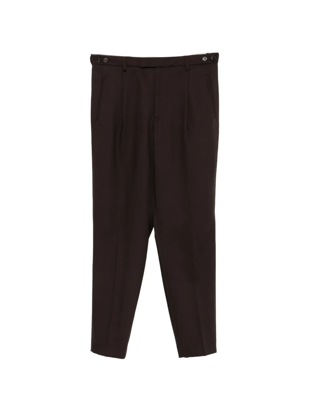 Barena Masco Ligio pleated straight-leg trousers Bruin