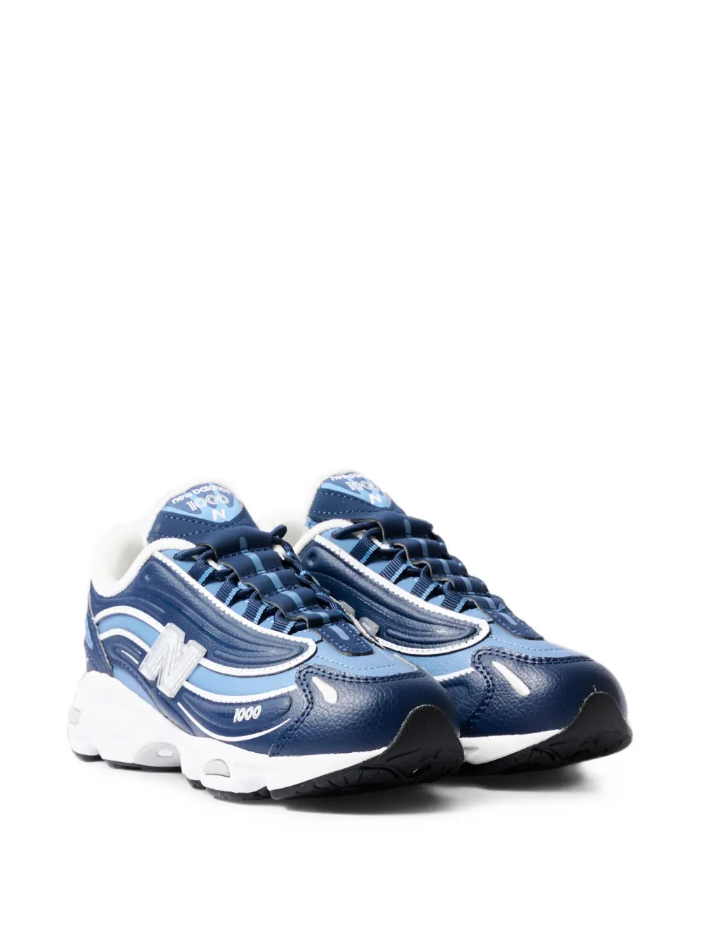 New Balance Kids 1000 leather sneakers - Blu