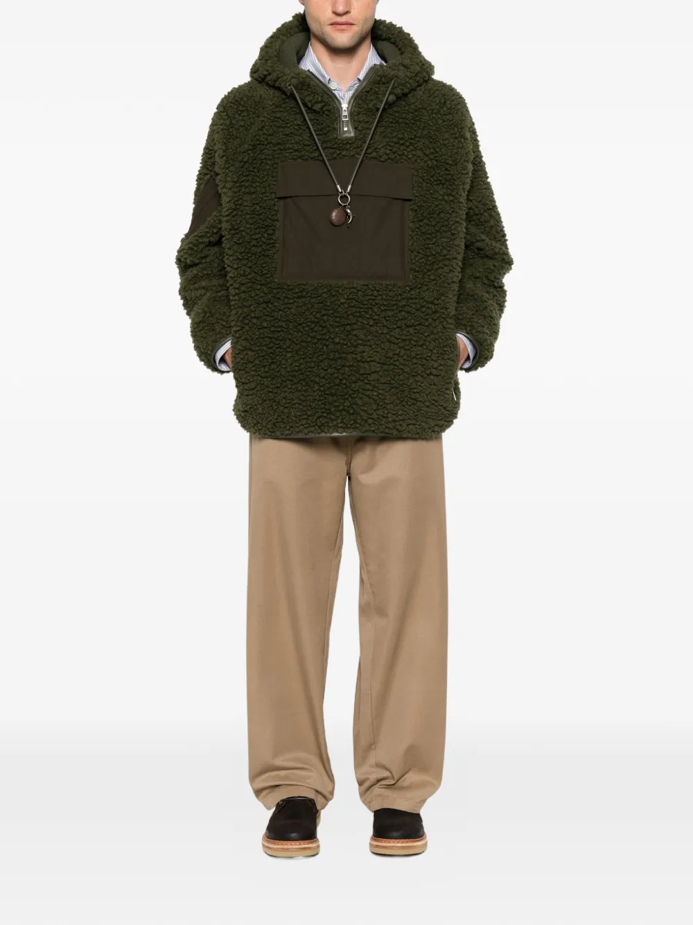 LOEWE Jack met textuur Groen