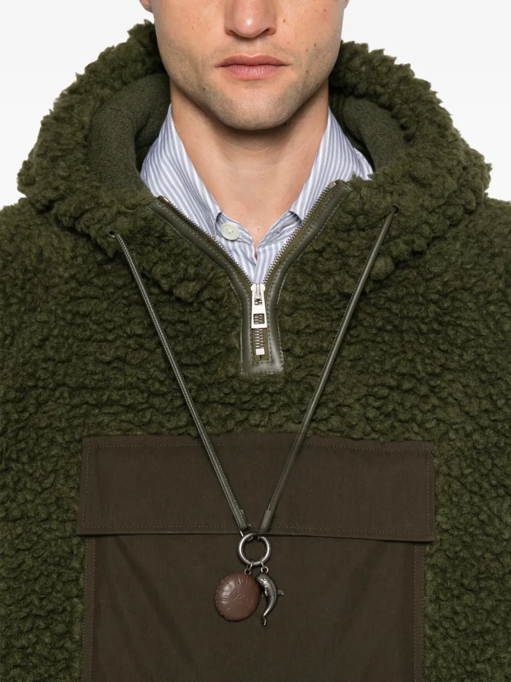 LOEWE Jack met textuur Groen