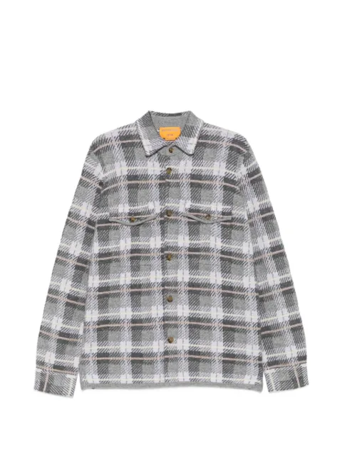 Guest In Residence plaid-pattern button-fastening cardigan