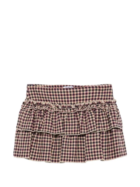 Il Gufo checked skirt
