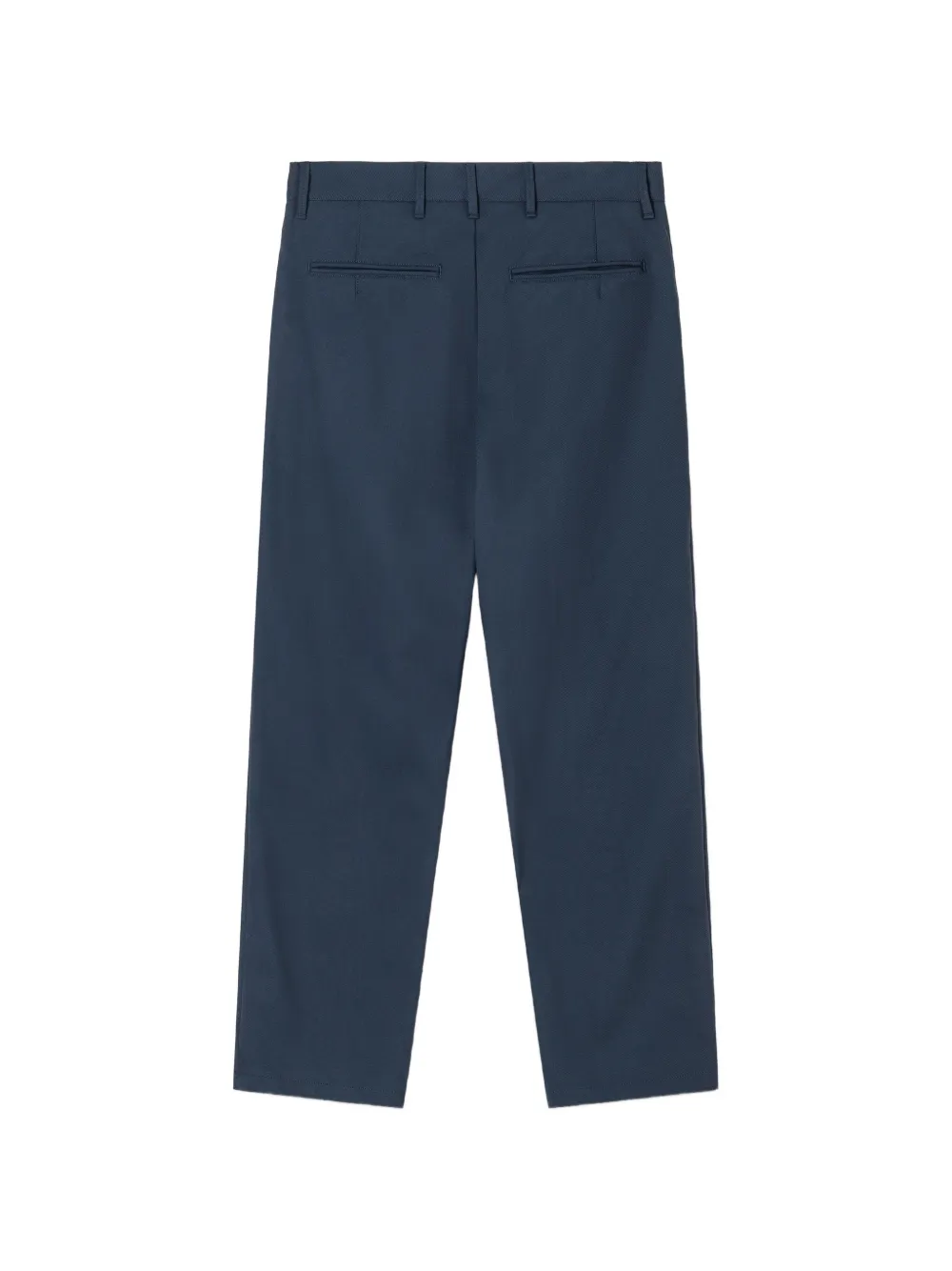 White Sand Sammy geplooide twill broek Blauw