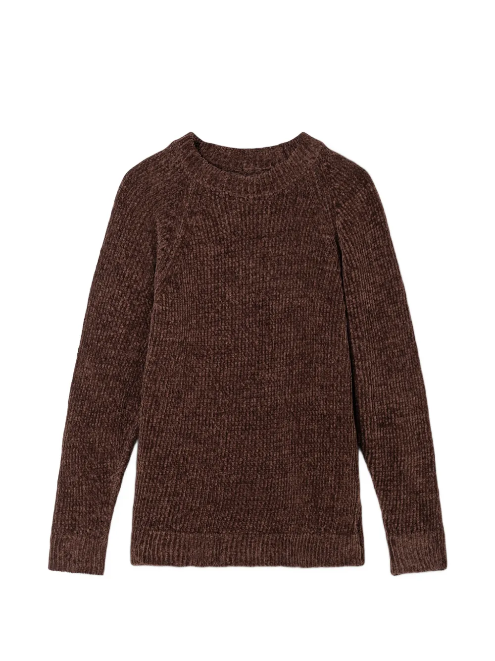 Ten C Chenille Sweater In Brown