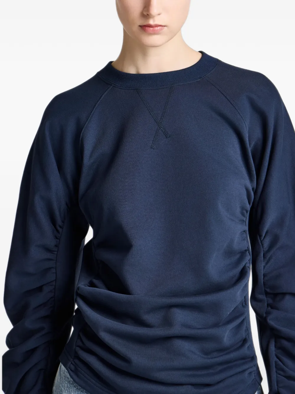 JW Anderson Gesmokte sweater met raglanmouwen Blauw
