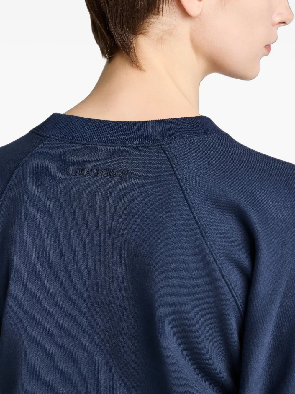 JW Anderson Gesmokte sweater met raglanmouwen Blauw