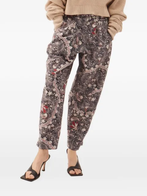 Maria Cher pantalones tapered con estampado floral