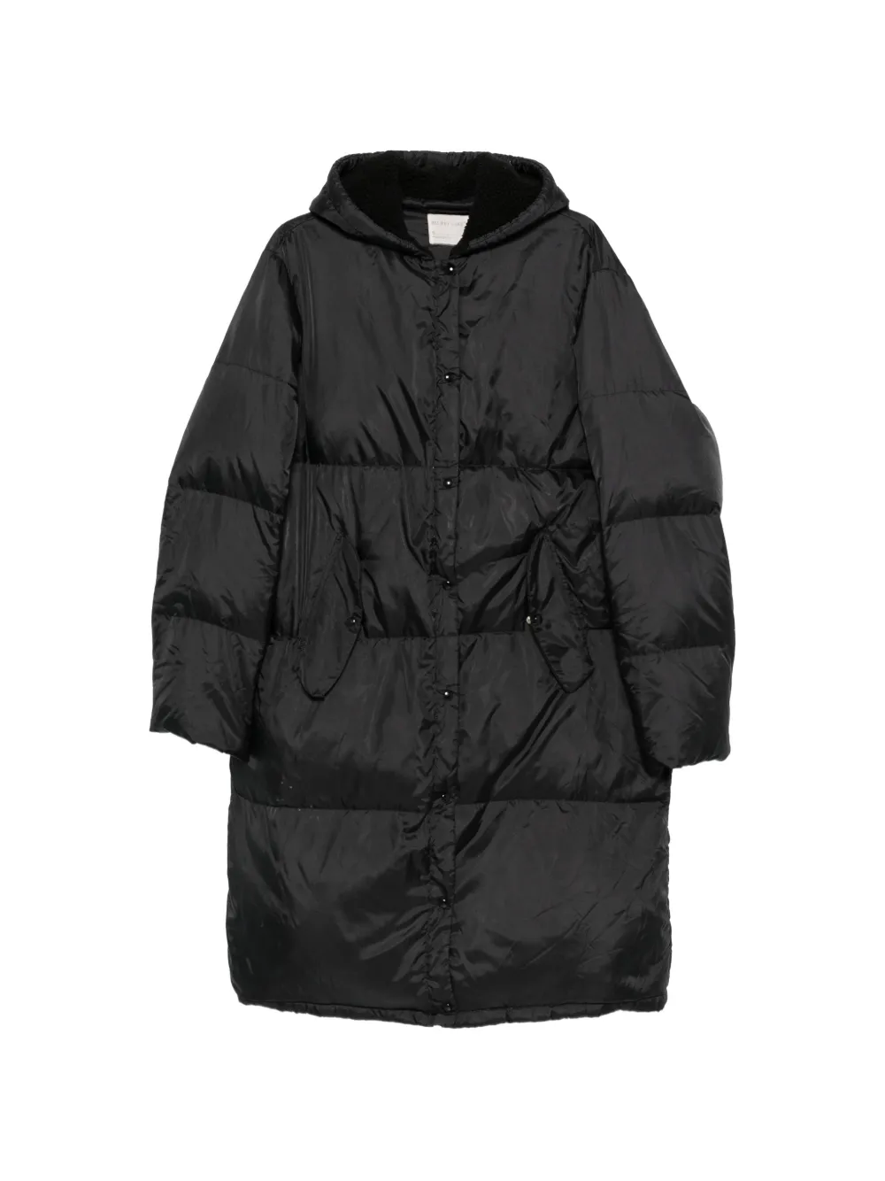 Helmut Lang Pre-Owned Cappotto imbottito con cappuccio anni 1990 - Nero