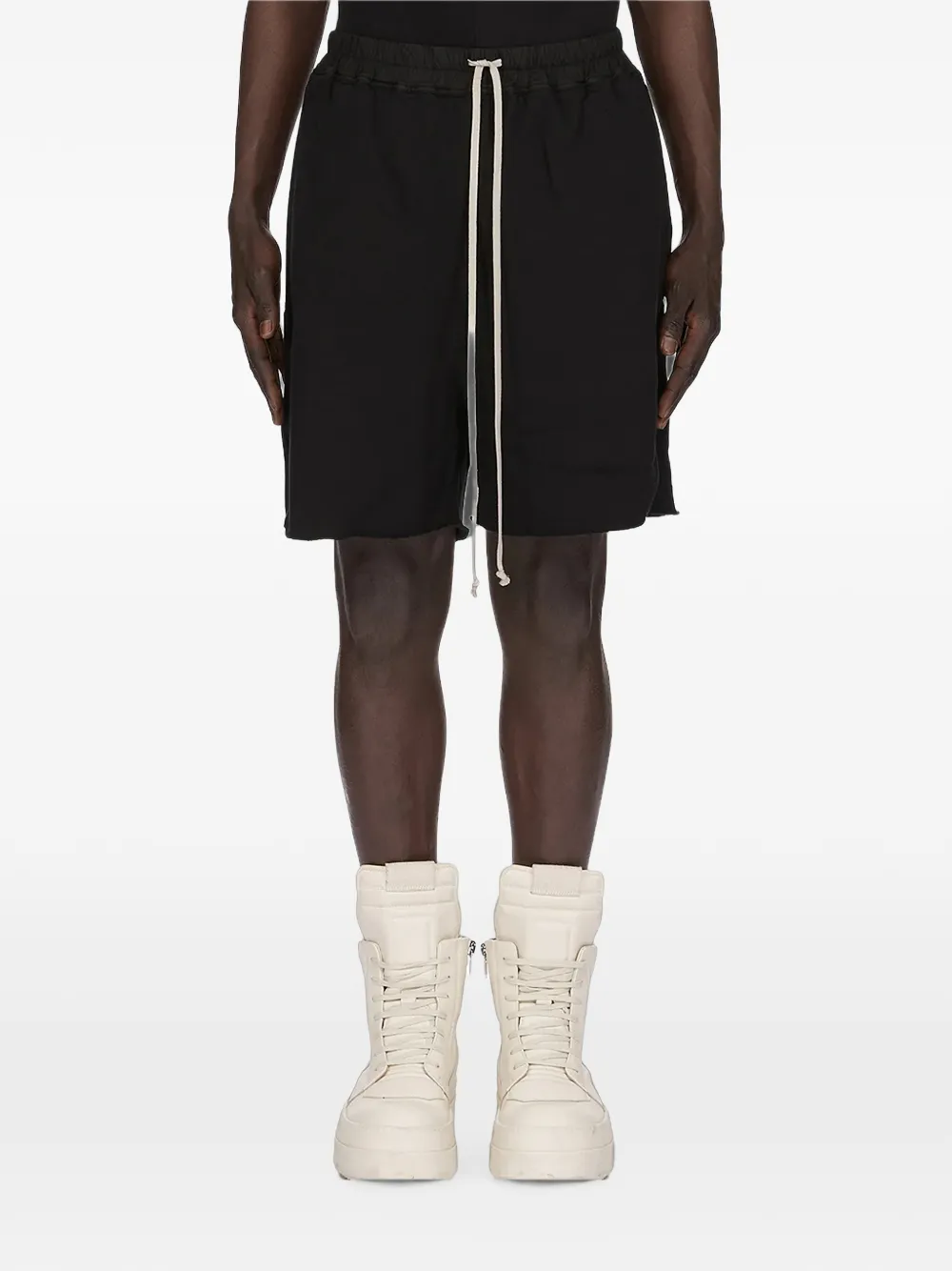 Rick Owens DRKSHDW butt zip shorts Zwart