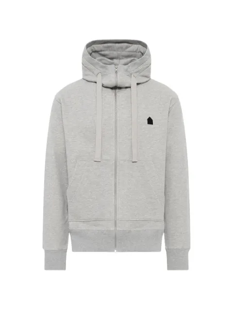 Noir Kei Ninomiya embroidered zip-up hoodie