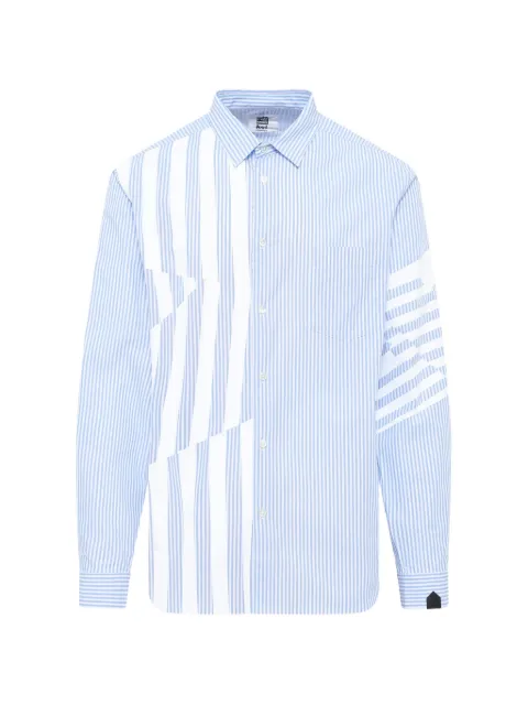 Noir Kei Ninomiya camisa con rayas estampadas