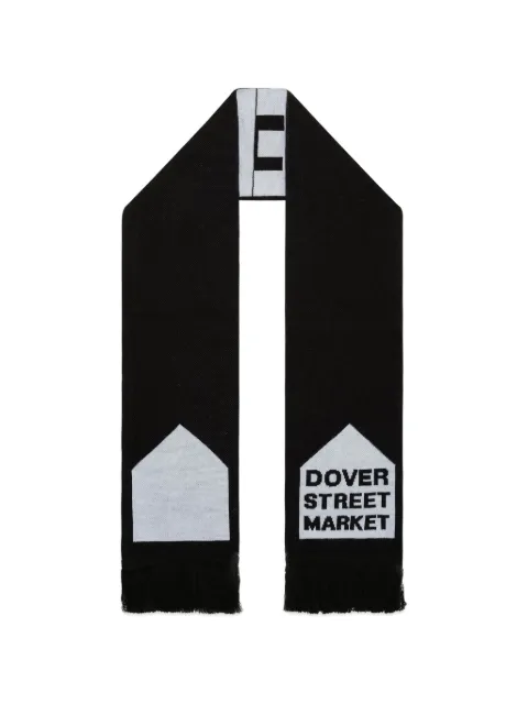 Noir Kei Ninomiya x DSM football logo-knit scarf