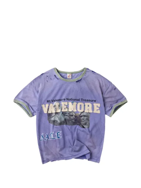 Vale distressed graphic-print T-shirt