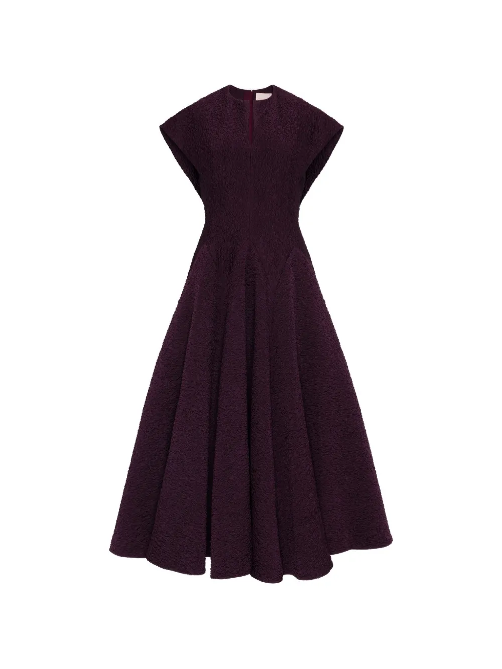 Roksanda robe mi-longue Rova à fini texturé - Violet