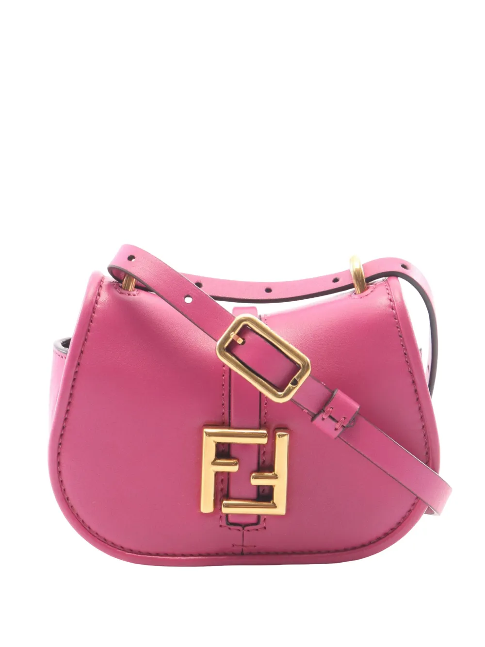 Fendi Pre-Owned 2010-2026 Nano Leather C mon crossbody bag - Rosa