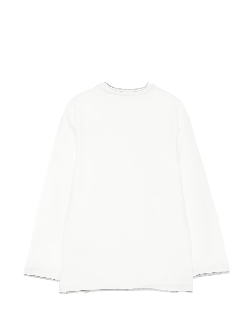 Il Gufo layered-detail long-sleeve T-shirt Wit