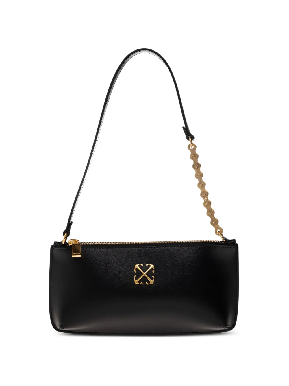 Off-White Jitney leather shoulder bag - Nero