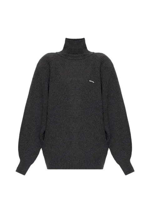 ROTATE BIRGER CHRISTENSEN knit highneck jumper grey
