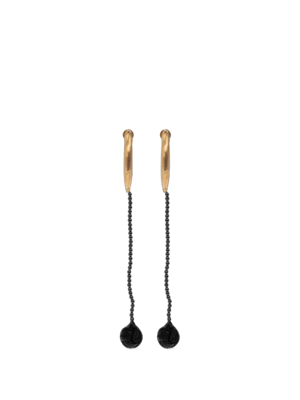 Jacquemus The Poissons-lunes Moonfish Earrings in Gold
