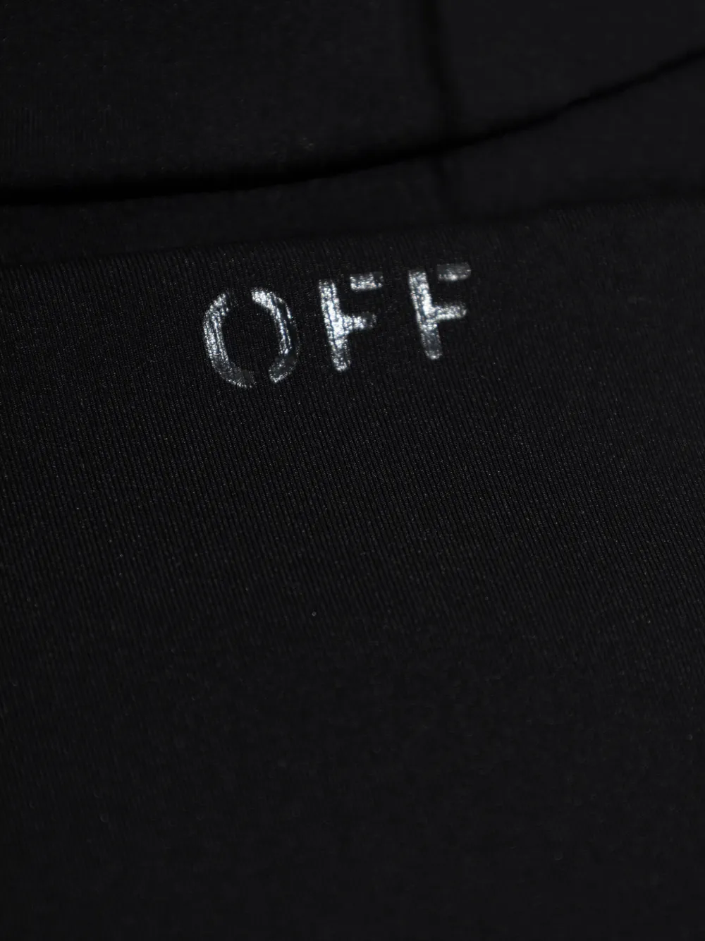 Off-White Mini-jurk met logoprint Zwart