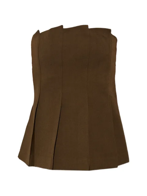 Gestuz Gzstacy pleated strapless top
