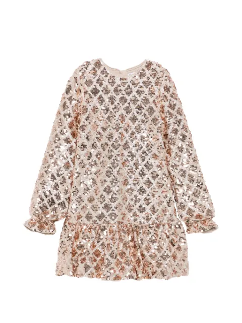 Abel & Lula sequin-embellished ruffled dress