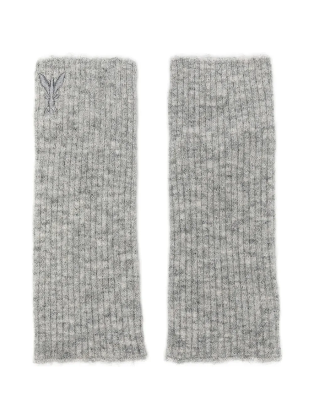 Patrizia Pepe ribbed-knit gloves