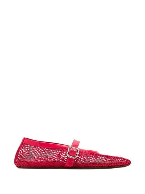 Alaïa fishnet ballet flats