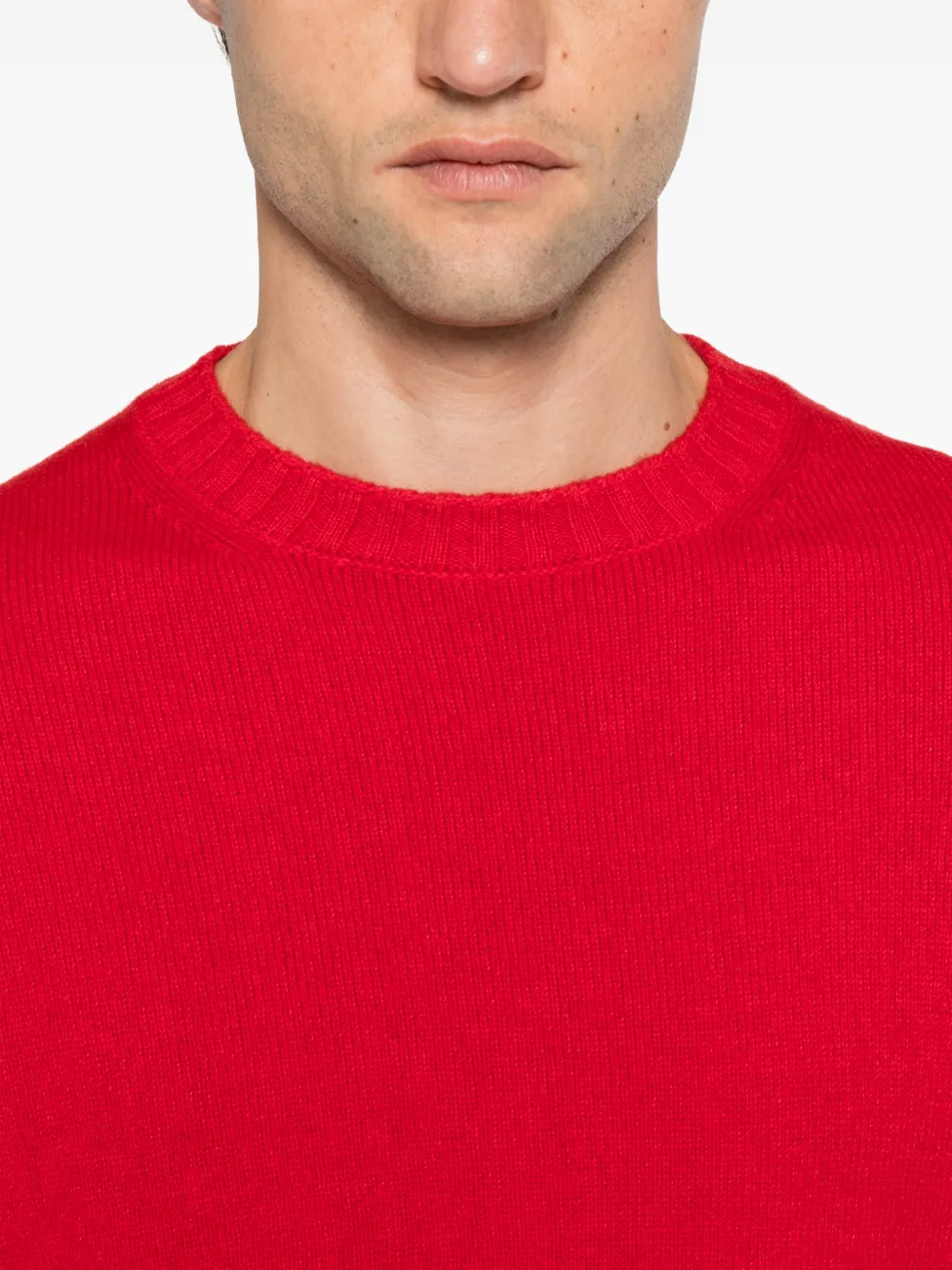 Filippo De Laurentiis crew neck long-sleeve sweater Rood