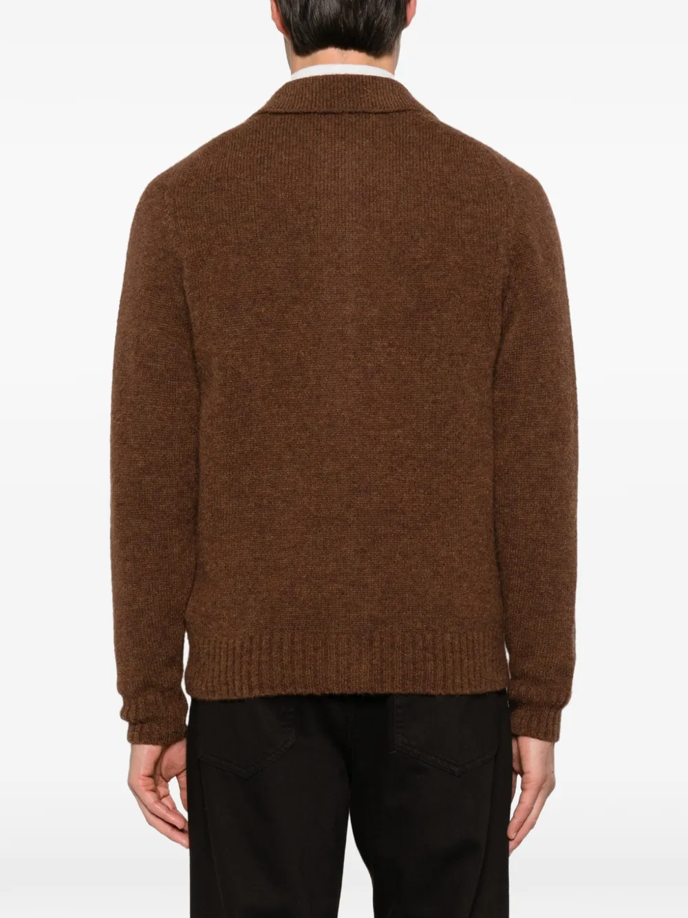 Filippo De Laurentiis button-fastening cardigan Bruin