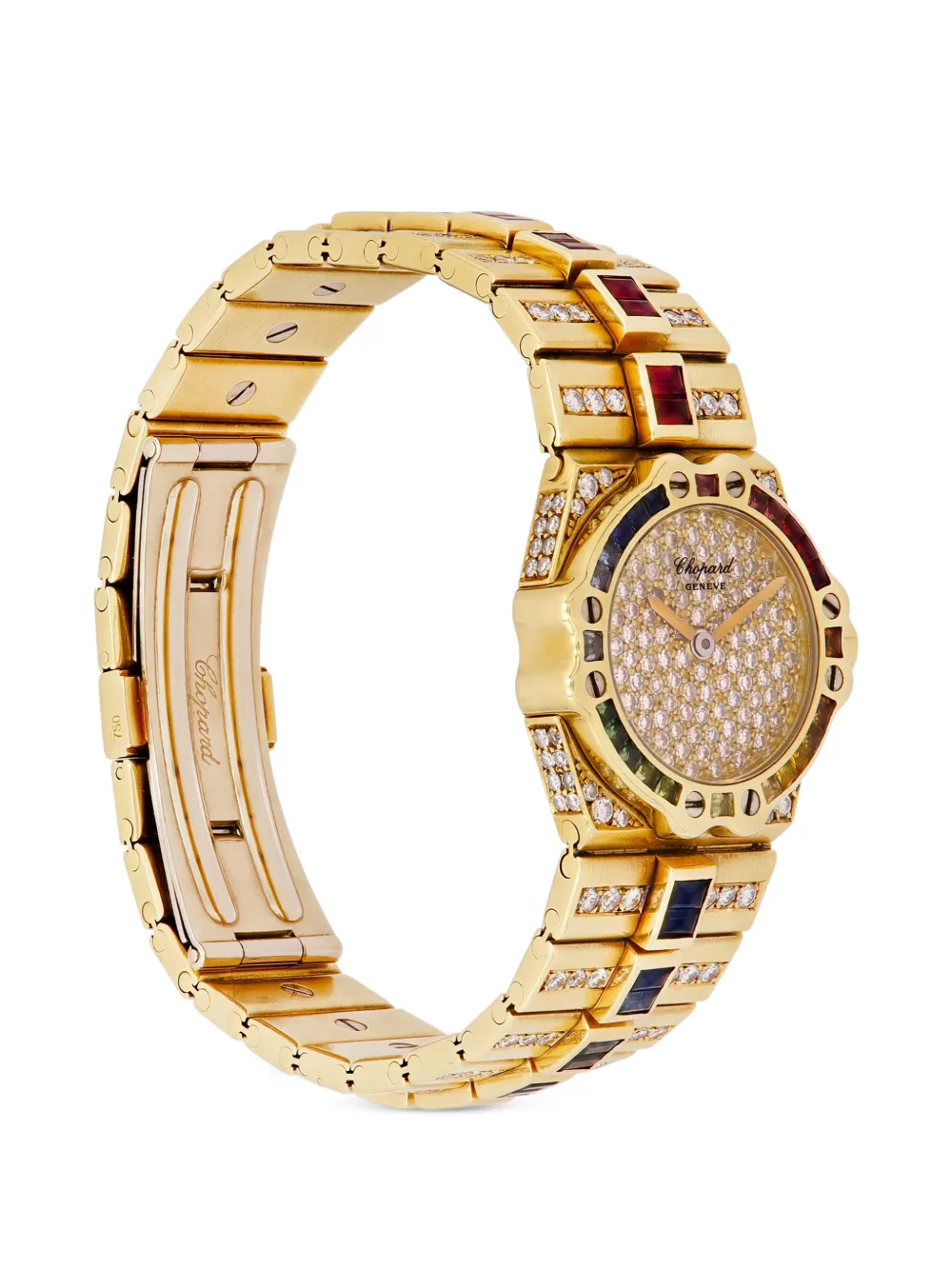Chopard Pre-owned St. Moritz Diamond 24mm Watch in Gold, view 2