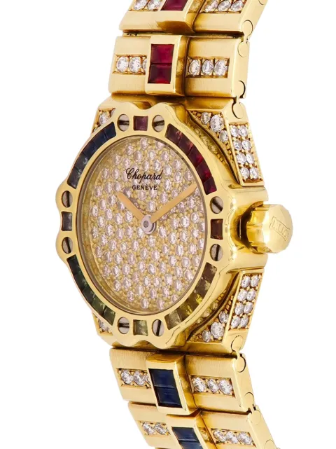 Chopard Pre-Owned montre St. Moritz 24 mm à diamants
