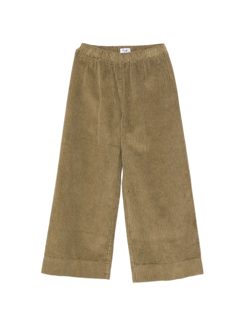 Il Gufo corduroy elasticated-waist trousers Beige