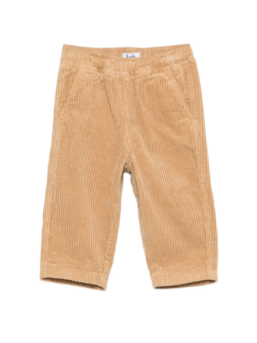 Il Gufo corduroy elasticated-waist trousers - Toni neutri