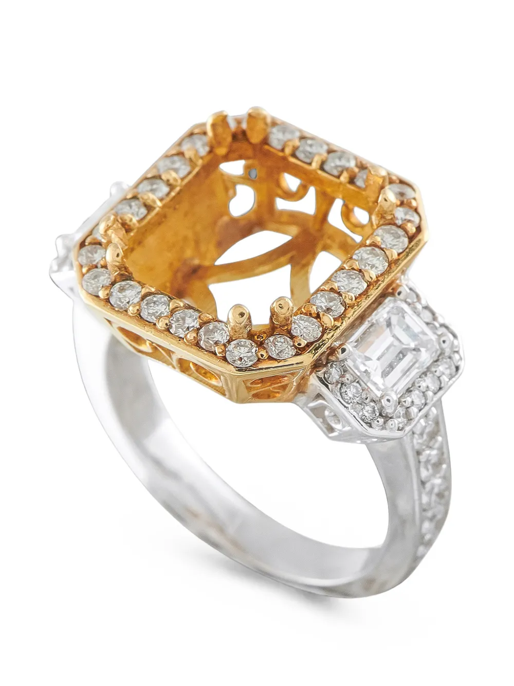 LB Exclusive diamond halo ring - Oro