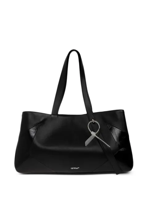 Off-White large Oyah East West leather shoulder bag