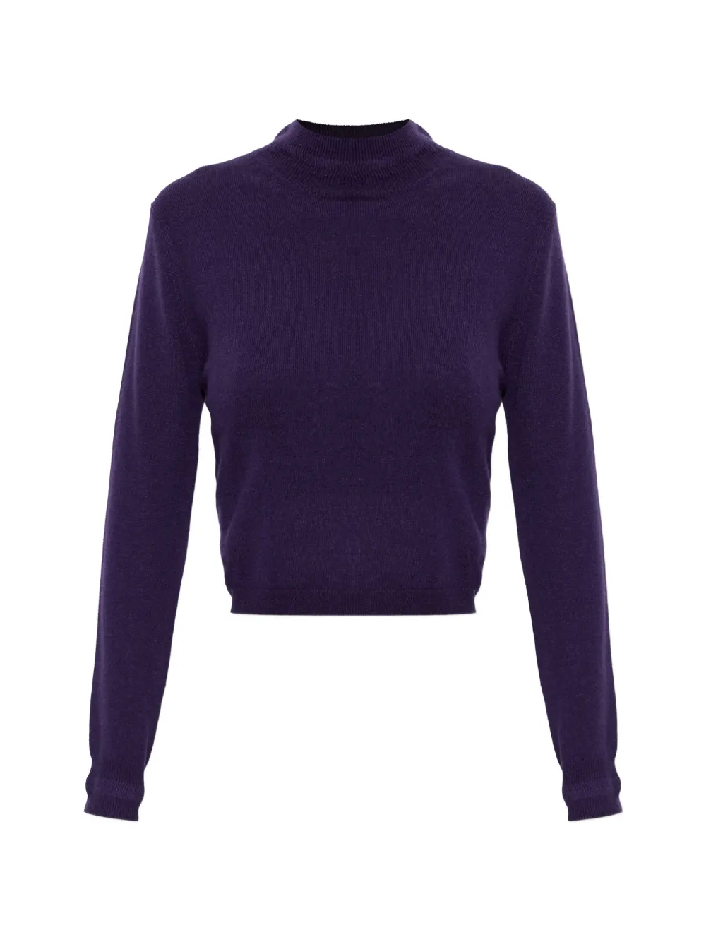 Jil Sander cashmere long-sleeve sweater Paars