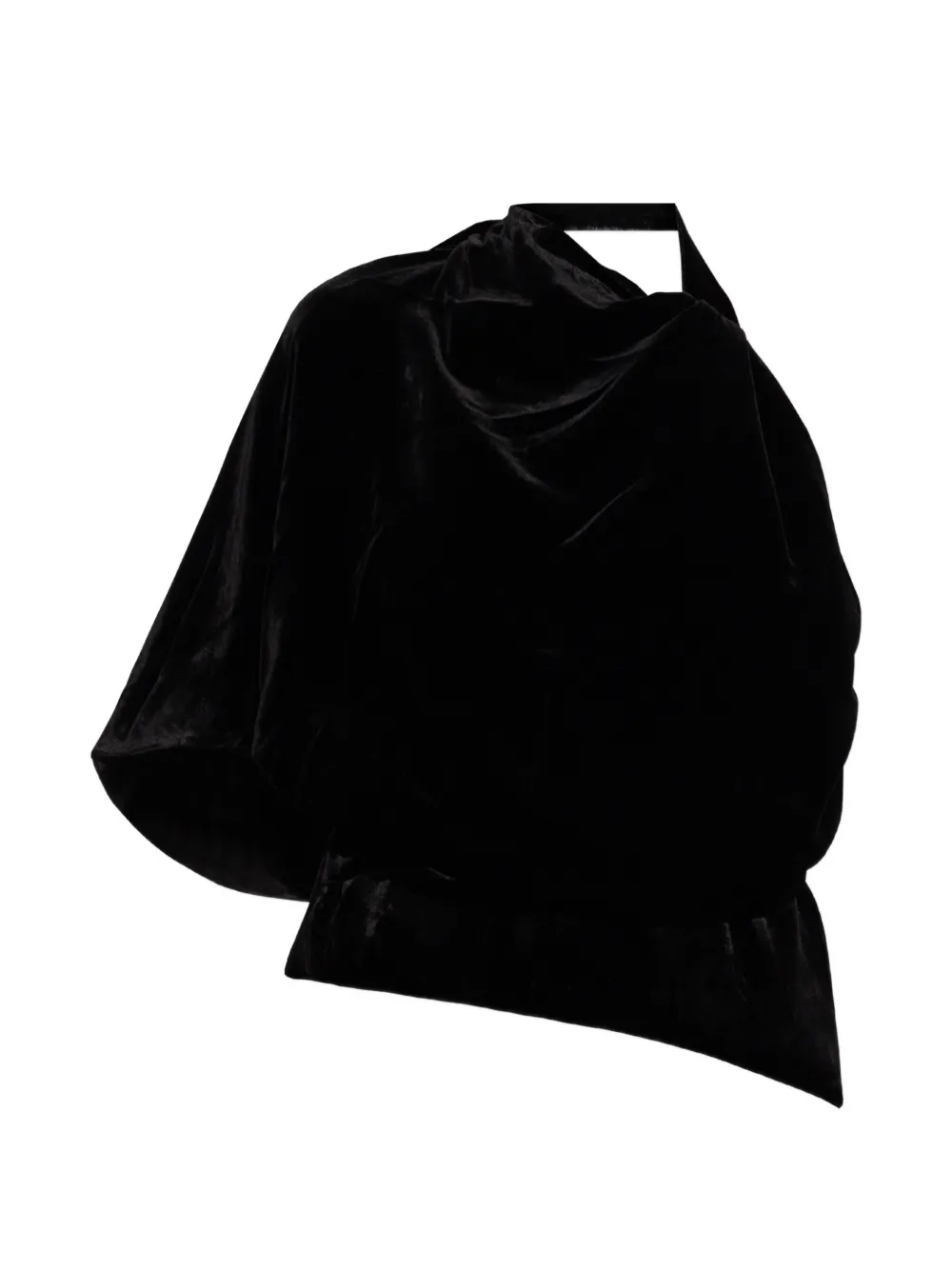 Róhe one-shoulder velvet top